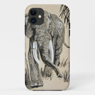 Capa Para iPhone Da Case-Mate Elefante Passando Pela Arte De Savana