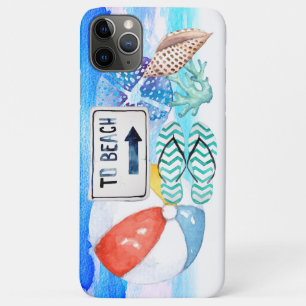 Capa Para iPhone Da Case-Mate Elementos de Aquarela em Praia