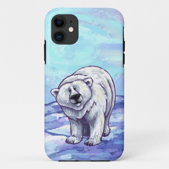 Capa Para iPhone Da Case-Mate Eletrônicos de Urso Polar (Verso)