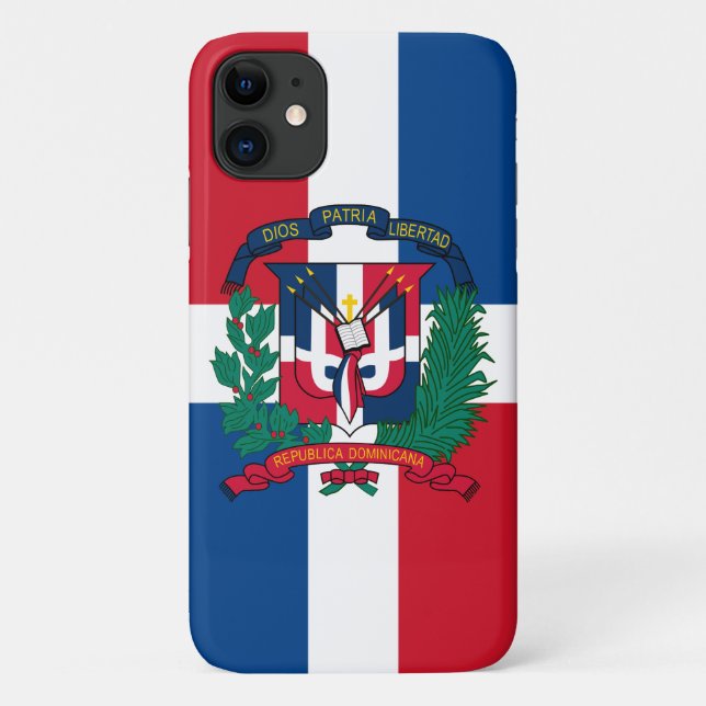 Capa Para iPhone Da Case-Mate emblema da República Dominicana (Verso)