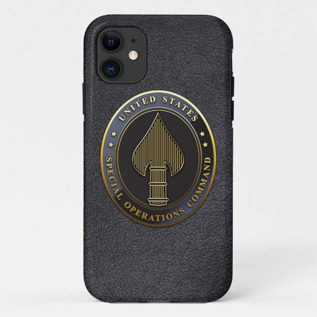 Capa Para iPhone Da Case-Mate Emblema USSOCOM (Verso)
