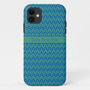 Capa Para iPhone Da Case-Mate Emerald Green e Bright Blue Geométrico
