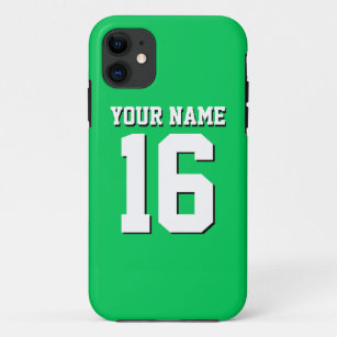 Capa Para iPhone Da Case-Mate Emerald Green Sporty Team Jersey