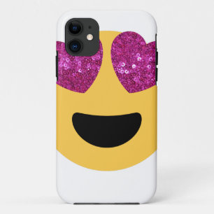 Capa Para iPhone Da Case-Mate emoji do olho do coração com brilho