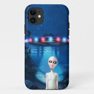 Capa Para iPhone Da Case-Mate Encontro do fim do UFO da floresta