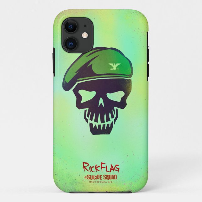Capa Para iPhone Da Case-Mate Esquadrão Suicida | Ícone Cabeçalho do Rick (Verso)