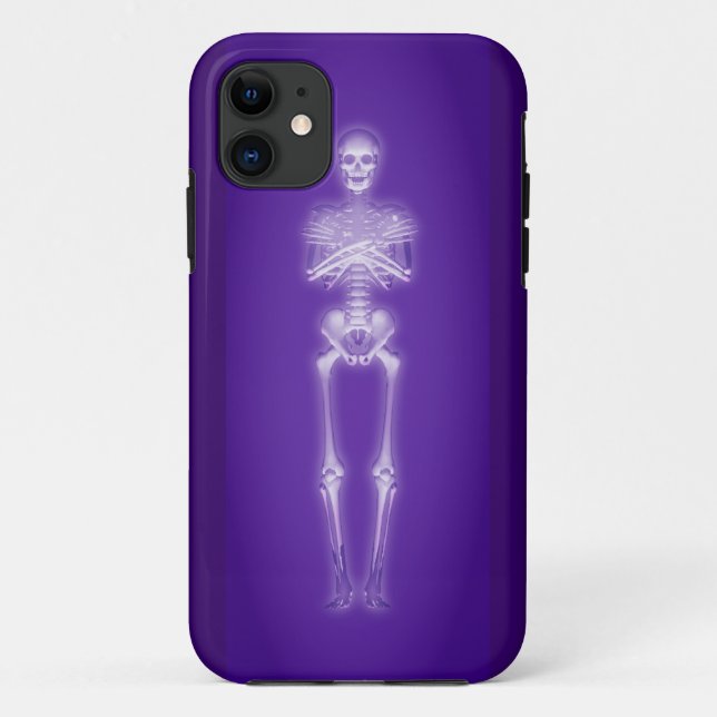 Capa Para iPhone Da Case-Mate Esqueleto Reluzente: (Verso)