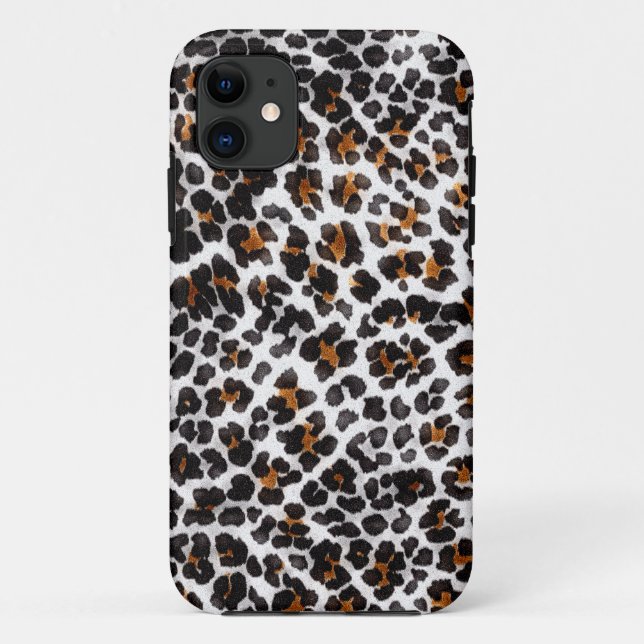 Capa Para iPhone Da Case-Mate estampa de leopardo grunge suja (Verso)