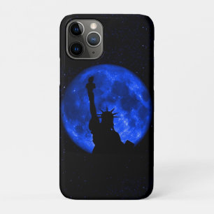 Capa Para iPhone Da Case-Mate Estátua da Liberdade Gorgeus Lua Azul