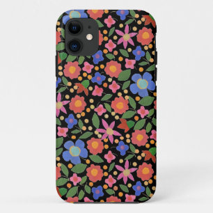 Capa Para iPhone Da Case-Mate Estilo de Arte Folk Floral, iPhone 5 Xtreme Preto