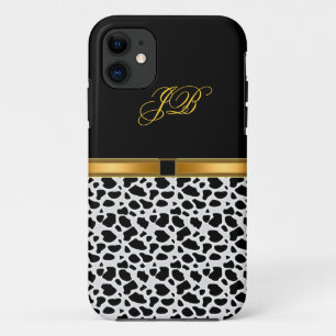 Capa Para iPhone Da Case-Mate Estojo de iPhone Case-Mate Dourado Preto