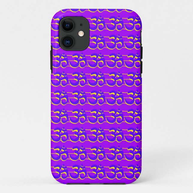 Capa Para iPhone Da Case-Mate estojo de Om roxo (Verso)