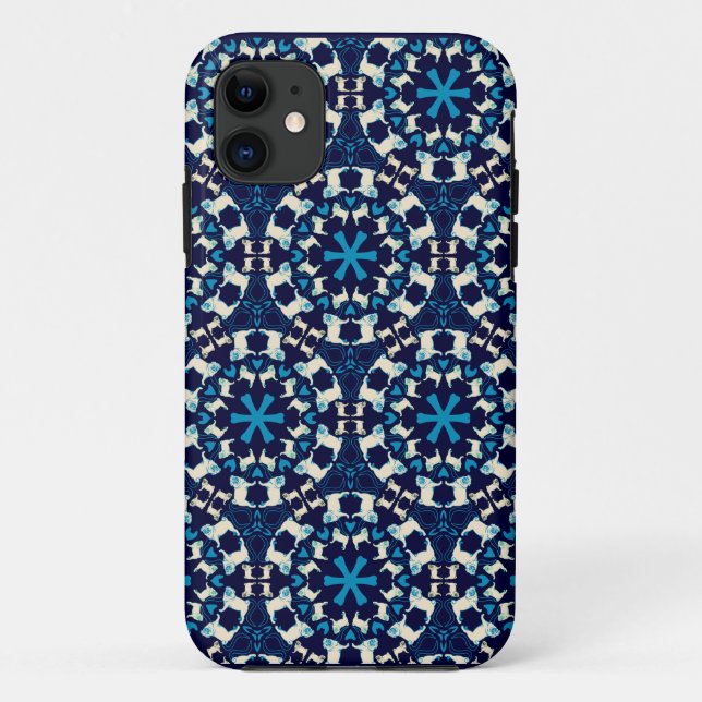 Capa Para iPhone Da Case-Mate Estojo de Padrão Pug (Verso)