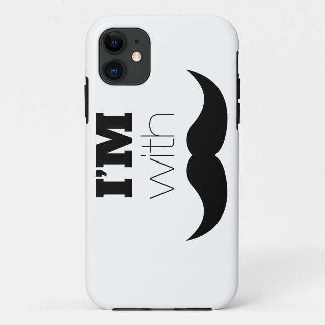 Capa Para iPhone Da Case-Mate Estou com bigode (Verso)