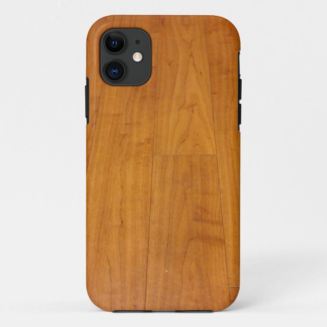 Capa Para iPhone Da Case-Mate Estratificação de madeira Brown do parquet do (Verso)