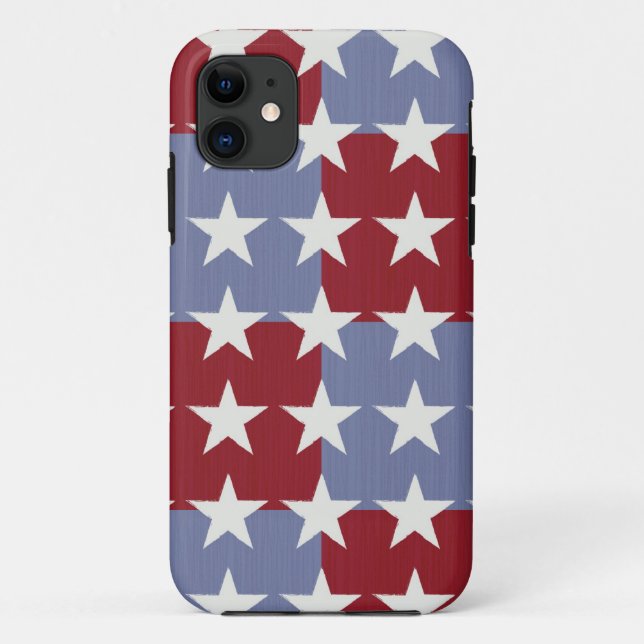 Capa Para iPhone Da Case-Mate Estrelas e Stripes (Verso)