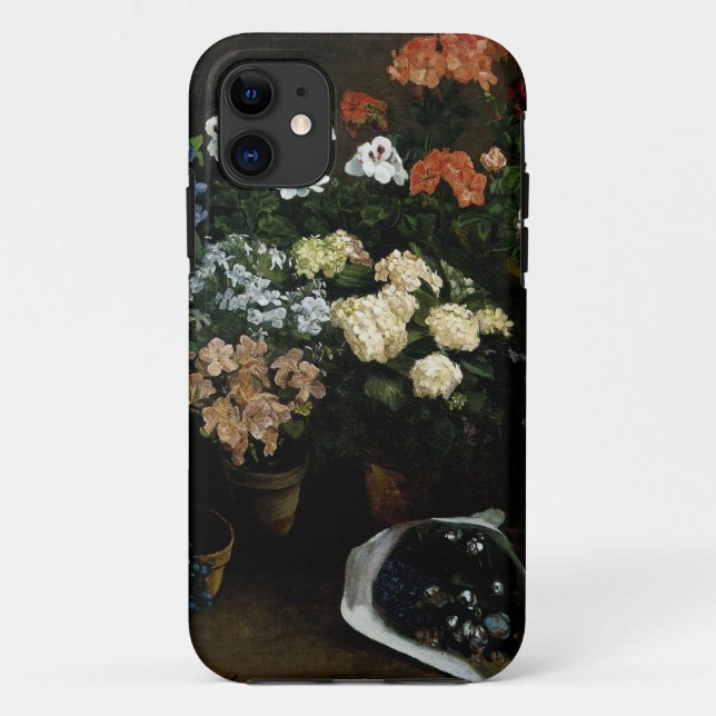 Capa Para iPhone Da Case-Mate Estudo de Flores por Frederic Bazille (Verso)