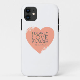 Capa Para iPhone Da Case-Mate Eu amo cara um riso - citações de Jane Austen