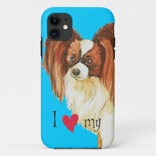 Capa Para iPhone Da Case-Mate Eu amo meu Papillon