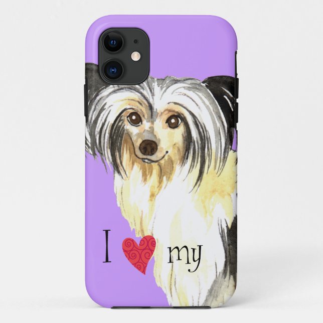 Capa Para iPhone Da Case-Mate Eu amo meu Powderpuff (Verso)