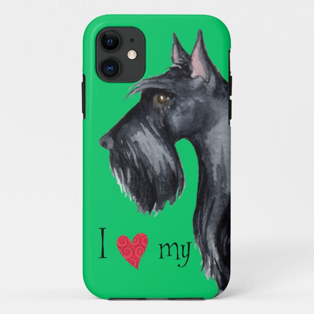 Capa Para iPhone Da Case-Mate Eu amo meu Scottie (Verso)