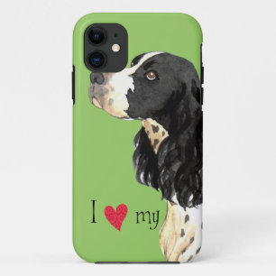 Capa Para iPhone Da Case-Mate Eu amo meu Spaniel de Springer inglês