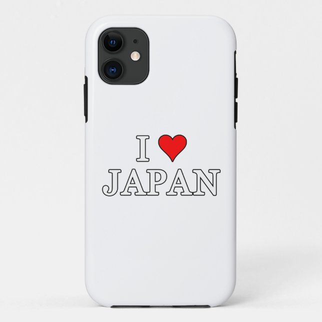 Capa Para iPhone Da Case-Mate Eu amo o Japão (Verso)