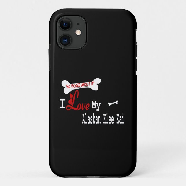 Capa Para iPhone Da Case-Mate Eu Amo O Meu Klee Kai (Verso)