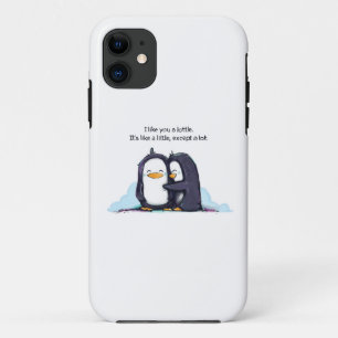 Capa Para iPhone Da Case-Mate Eu gosto de você pinguins de um Lottle - cobrir d