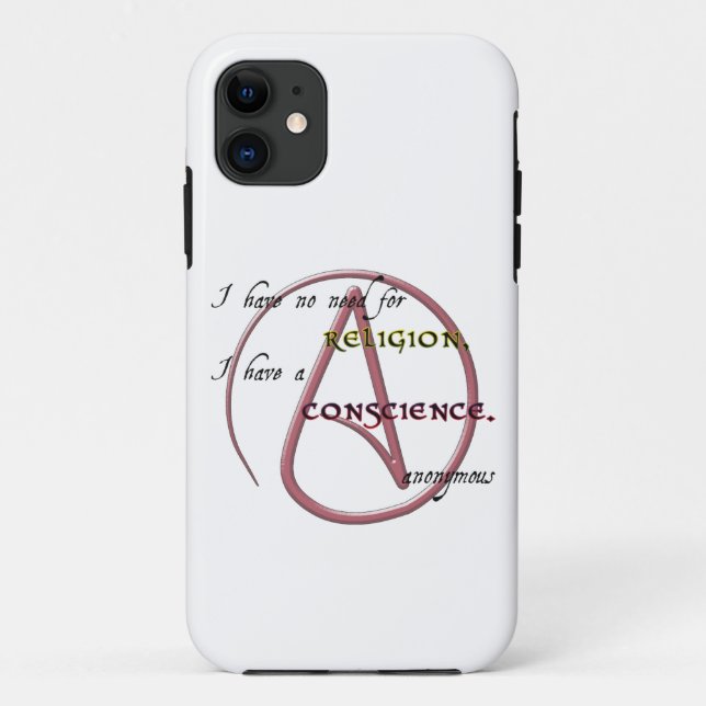 Capa Para iPhone Da Case-Mate Eu não tenho nenhuma necessidade para a religião (Verso)