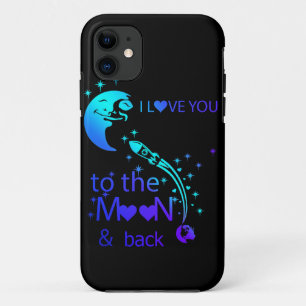 Capa Para iPhone Da Case-Mate Eu te amo na lua e de volta