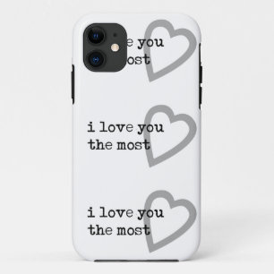 Capa Para iPhone Da Case-Mate eu te amo o coração mais fofo