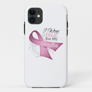 Capa Para iPhone Da Case-Mate Eu visto o rosa para meu cancro da mama da filha