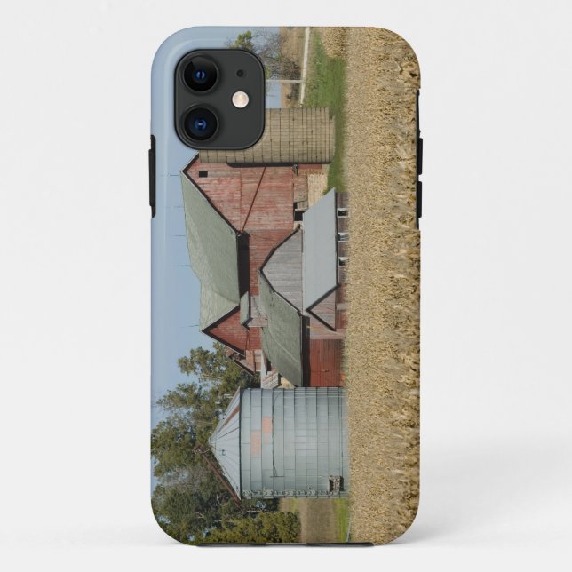 Capa Para iPhone Da Case-Mate EUA, IOWA, Froelich: Fazenda antiga (Verso)