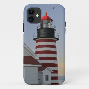 Capa Para iPhone Da Case-Mate EUA, Maine, Lubec. Farol West Quoddy Head,