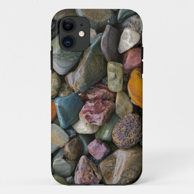 Capa Para iPhone Da Case-Mate EUA, Montana, Parque Nacional Glacier, Pedras (Verso)