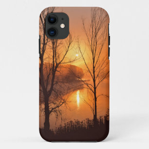 Capa Para iPhone Da Case-Mate EUA, Nova Inglaterra, Maine. Nascer do Sol de Outo