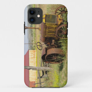 Capa Para iPhone Da Case-Mate EUA, Oregon, Shaniko. Trator vintage enferrujado e