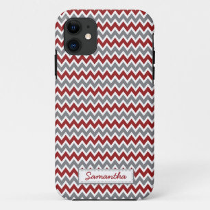 Capa Para iPhone Da Case-Mate exemplo da case mate do teste padrão de Chevron d