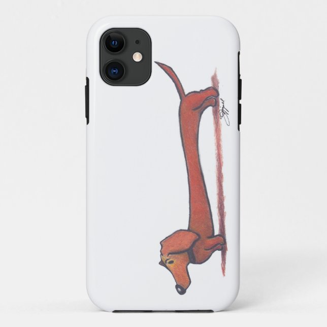 Capa Para iPhone Da Case-Mate Exemplo do Dachshund (Verso)