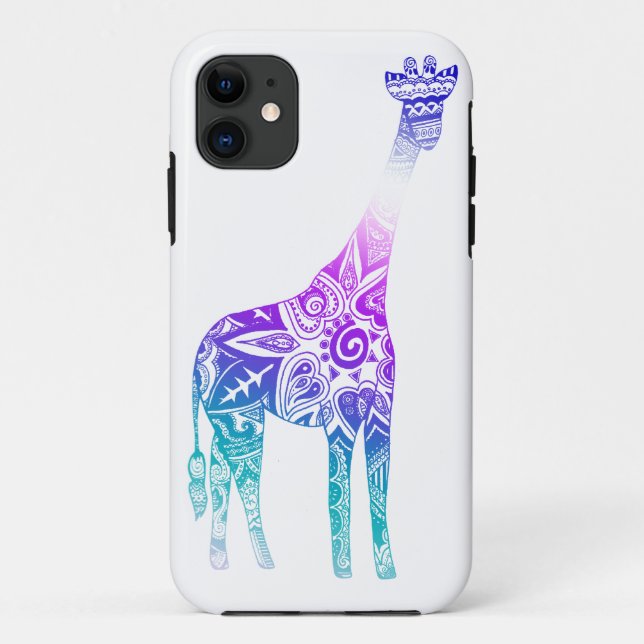 Capa Para iPhone Da Case-Mate Exemplo do girafa da Aurora (Verso)