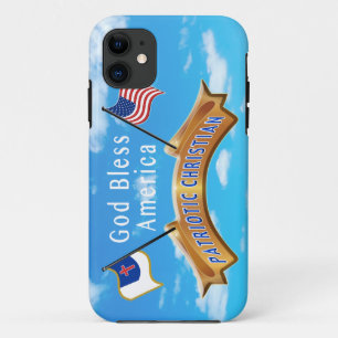 Capa Para iPhone Da Case-Mate exemplo patriótico do cristão do iPhone 5S do