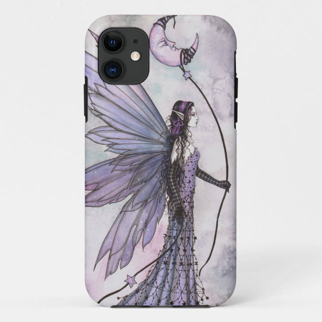 Capa Para iPhone Da Case-Mate Fada Fantasia da Lua Cativa Arte (Verso)
