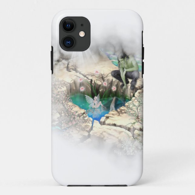 Capa Para iPhone Da Case-Mate Faerie em Elven Pond Vignette (Verso)