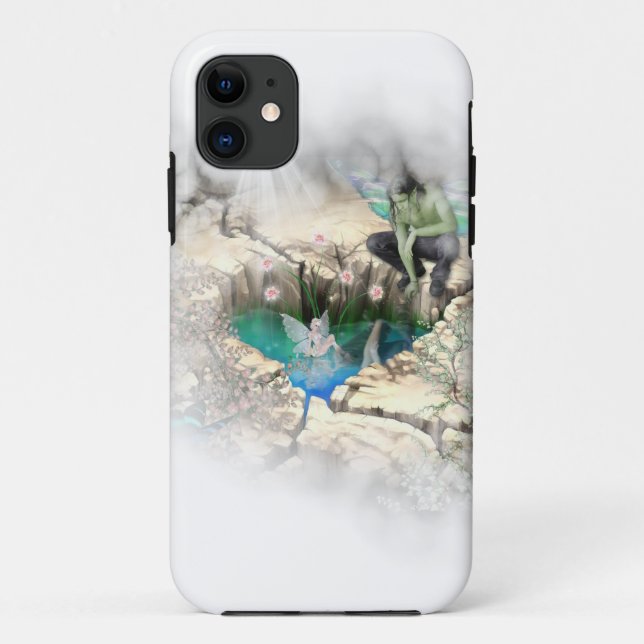 Capa Para iPhone Da Case-Mate Faerie em Elven Pond Vignette (Verso)