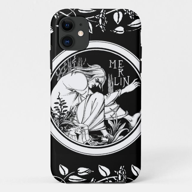 Capa Para iPhone Da Case-Mate Fantasia Merlin Art Nouveau (Verso)