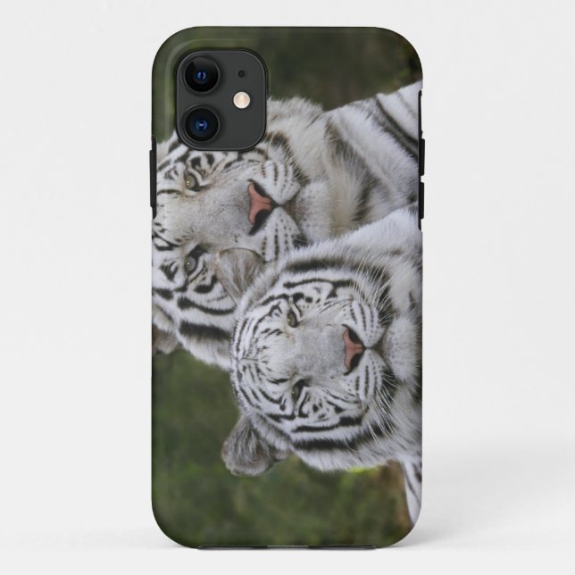 Capa Para iPhone Da Case-Mate Fase branca, tigre-de-bengala, Tigris (Verso)