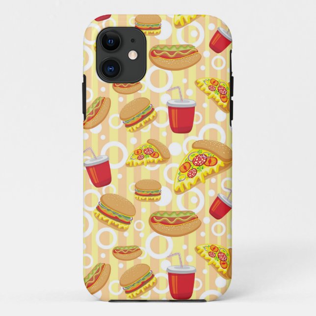 Capa Para iPhone Da Case-Mate Fast food (Verso)