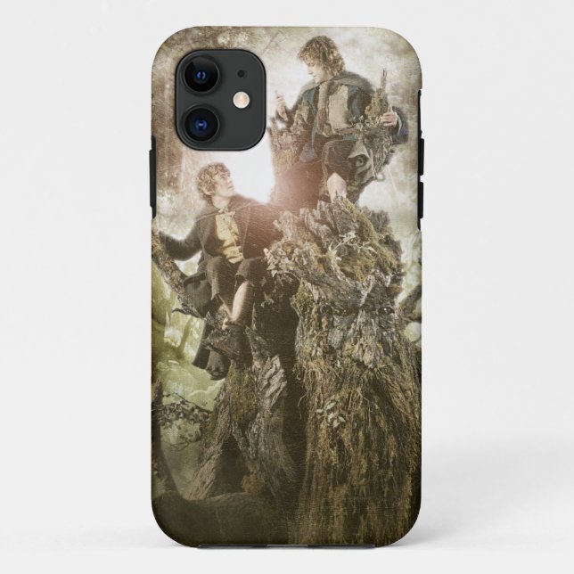 Capa Para iPhone Da Case-Mate Feliz e Peregrin em Treebeard (Verso)