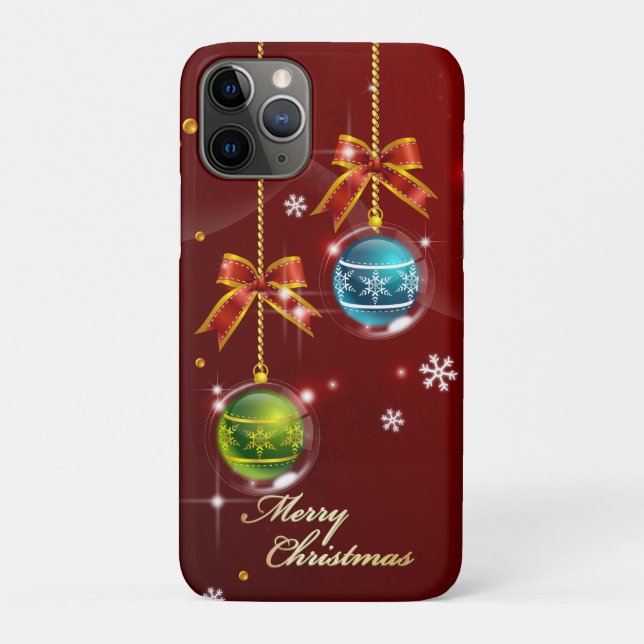 Capa Para iPhone Da Case-Mate Feliz Natal 42 (Verso)